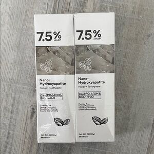 Hydroxyapatite Toothpaste for Advanced Enamel Protection, fluoride free